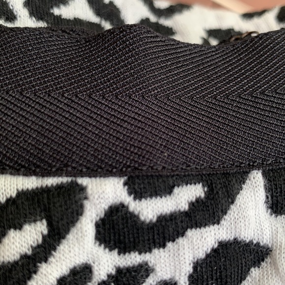 REBECCA TAYLOR SKATER CIRCLE SKIRT LEOPARD OCELOT - Picture 10 of 13